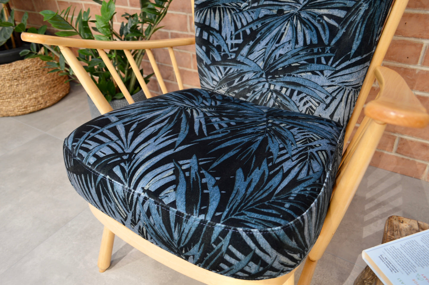 Ercol Evergreen High Back Easy Chair - Model 1913