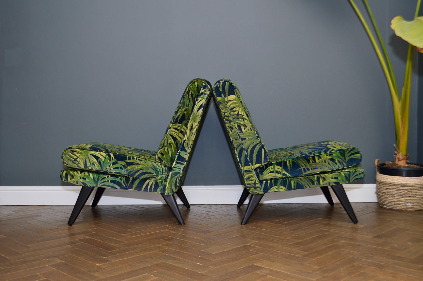 Vintage Pair G Plan TV Lounge Chairs