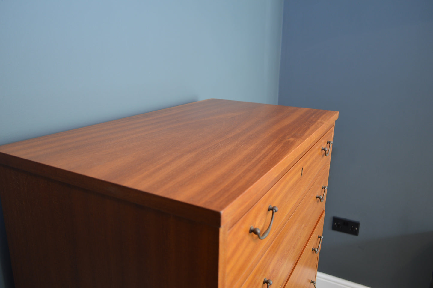 Vintage Heals Mid Century Tallboy/Chest of drawers