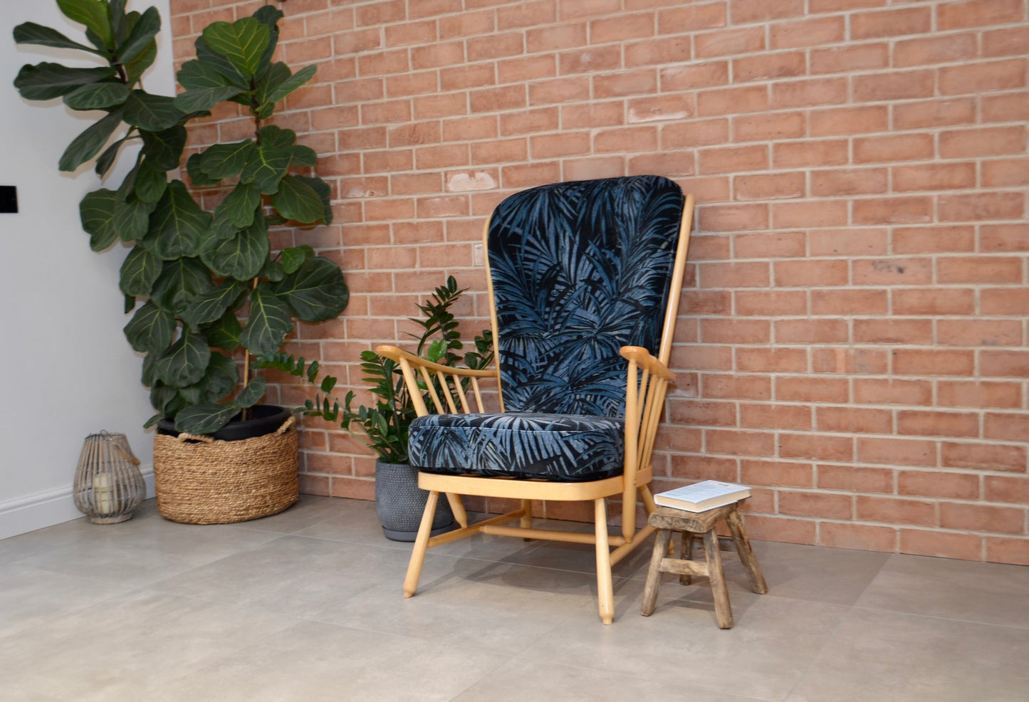 Ercol Evergreen High Back Easy Chair - Model 1913