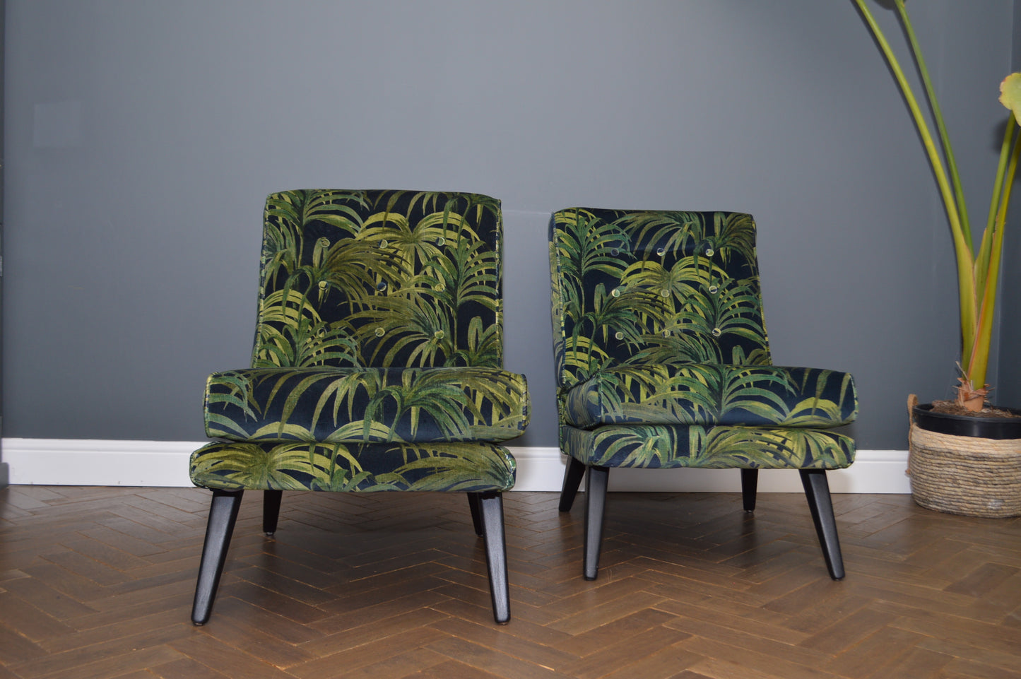 Vintage Pair G Plan TV Lounge Chairs