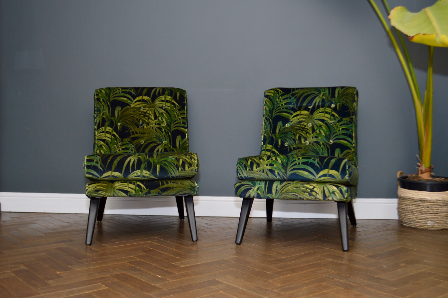 Vintage Pair G Plan TV Lounge Chairs