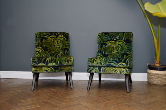 Vintage Pair G Plan TV Lounge Chairs